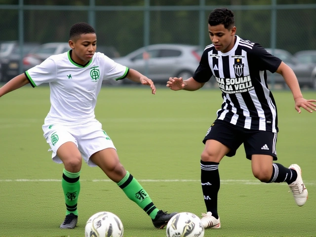 América bate Atlético 2 a 0 e lidera o Grupo B no Mineiro Sub-14