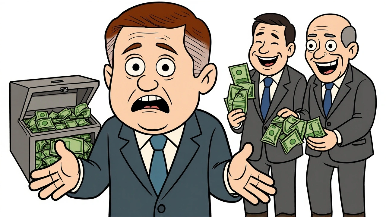 Um contraste com o setor privado